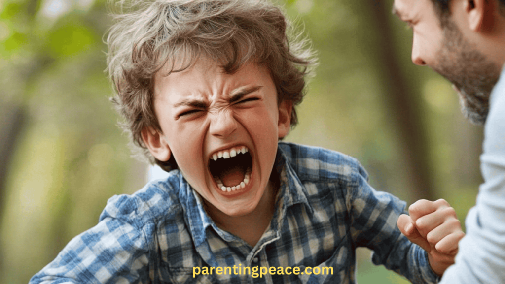 An infographic showing how parenting mistakes can negatively affect a child’s cognitive development, with visual examples of harmful behaviors.